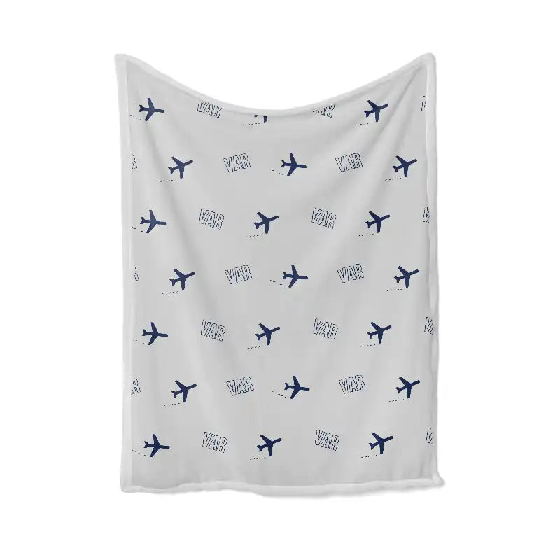 Varna Airport (VAR) Bedding Sets & Blankets - Blanket - Pattern - Light Gray