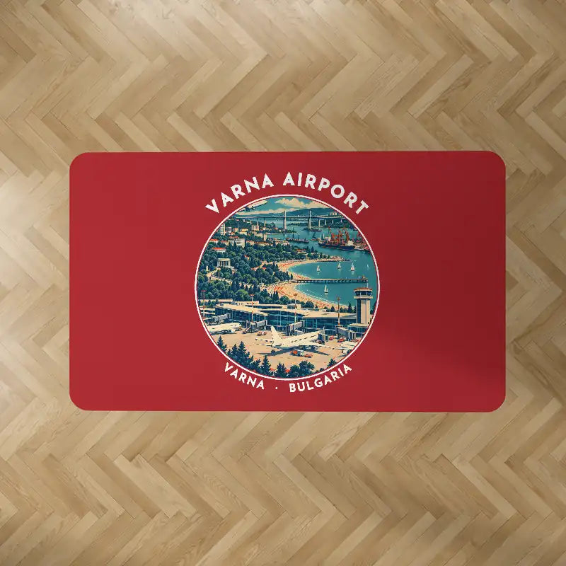 Varna Airport (VAR) Carpets - Carpet Rectangle - Badge - Red