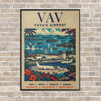 Thumbnail for VAV - Poster - Canvas Framed - Beige