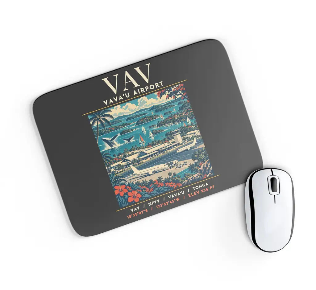 VAV - Poster - Mouse Pad - Black