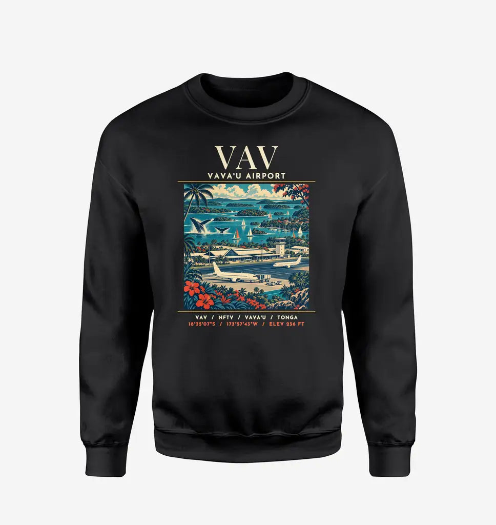 VAV - Poster - Sweatshirt - Black