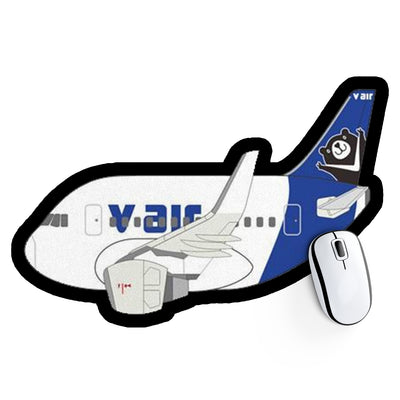 V Air Airbus A320 Design Aircraft Outline Mouse Pads