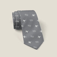 Thumbnail for Brescia Airport (VBS) Ties - Tie - Pattern - Gray