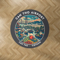 Thumbnail for Can Tho International Airport (VCA) Carpets - Carpet Round - Badge - Dark Gray