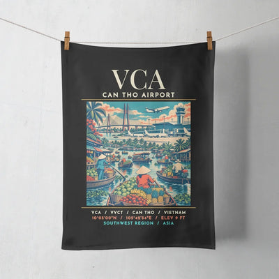 VCA - Poster - Towel - Black