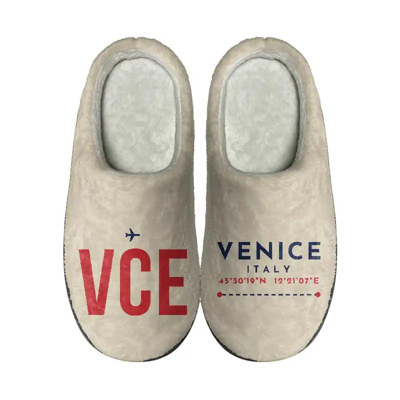 Venice Marco Polo Airport (VCE) Slippers & Flip Flops - Slippers - Cotton - Code - Different - Beige
