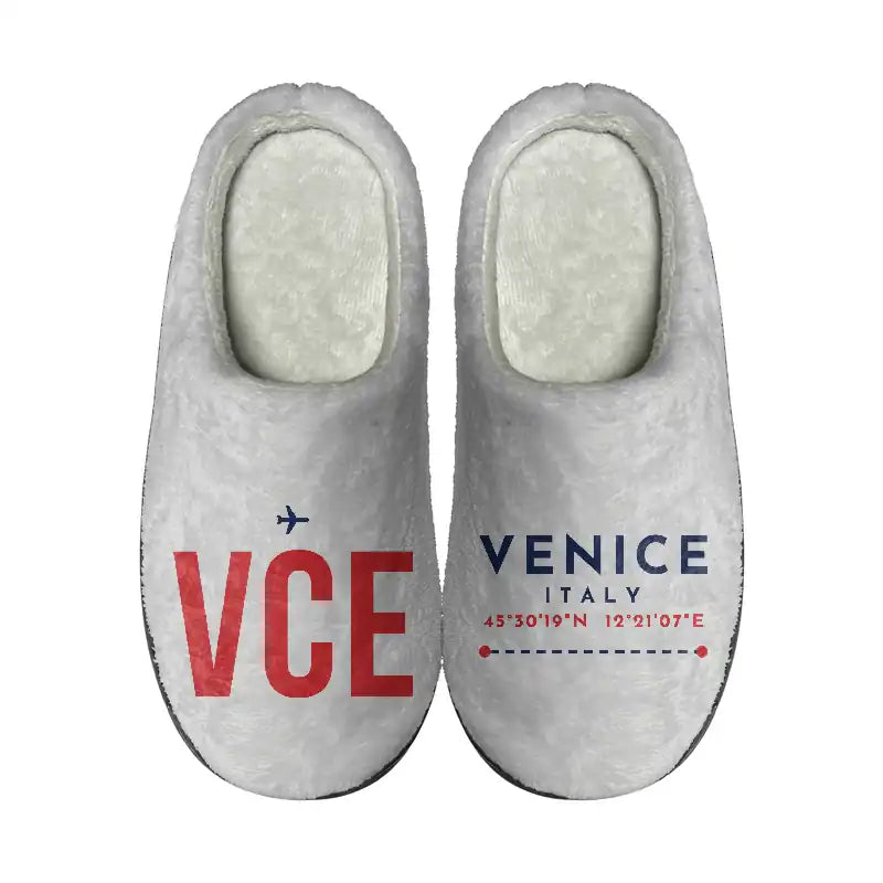 Venice Marco Polo Airport (VCE) Slippers & Flip Flops - Slippers - Cotton - Code - Different - Light Gray
