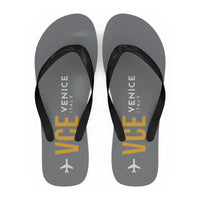 Thumbnail for Venice Marco Polo Airport (VCE) Slippers & Flip Flops - Slippers - Flip Flops - Code - Gray