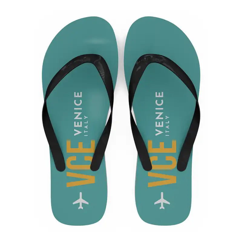 Venice Marco Polo Airport (VCE) Slippers & Flip Flops - Slippers - Flip Flops - Code - Turquoise