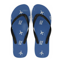 Thumbnail for Chu Lai International Airport (VCL) Slippers & Flip Flops - Slippers - Flip Flops - Pattern - Blue