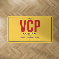 Thumbnail for Viracopos International Airport (VCP) Carpets - Carpet Rectangle - ID Tag - Yellow