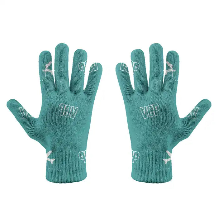 Viracopos International Airport (VCP) Gloves - Gloves - Full - Pattern - Turquoise