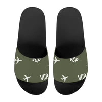 Thumbnail for Viracopos International Airport (VCP) Slippers & Flip Flops - Slippers - Sport - Pattern - Green Army