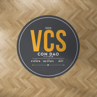Thumbnail for Con Dao Airport (VCS) Carpets - Carpet Round - ID Tag - Dark Gray