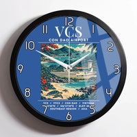 Thumbnail for VCS - Poster - Wall Clock Framed - Blue