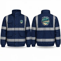 Thumbnail for Con Dao Airport (VCS) Reflective Winter Jackets - Badge - Navy Blue
