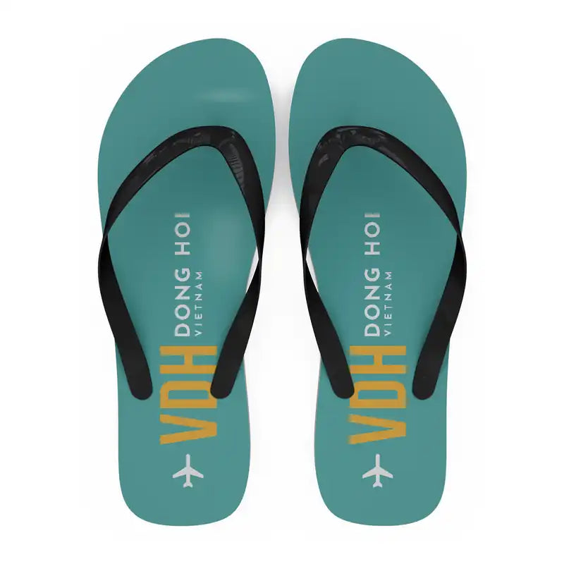Dong Hoi Airport (VDH) Slippers & Flip Flops - Slippers - Flip Flops - Code - Turquoise