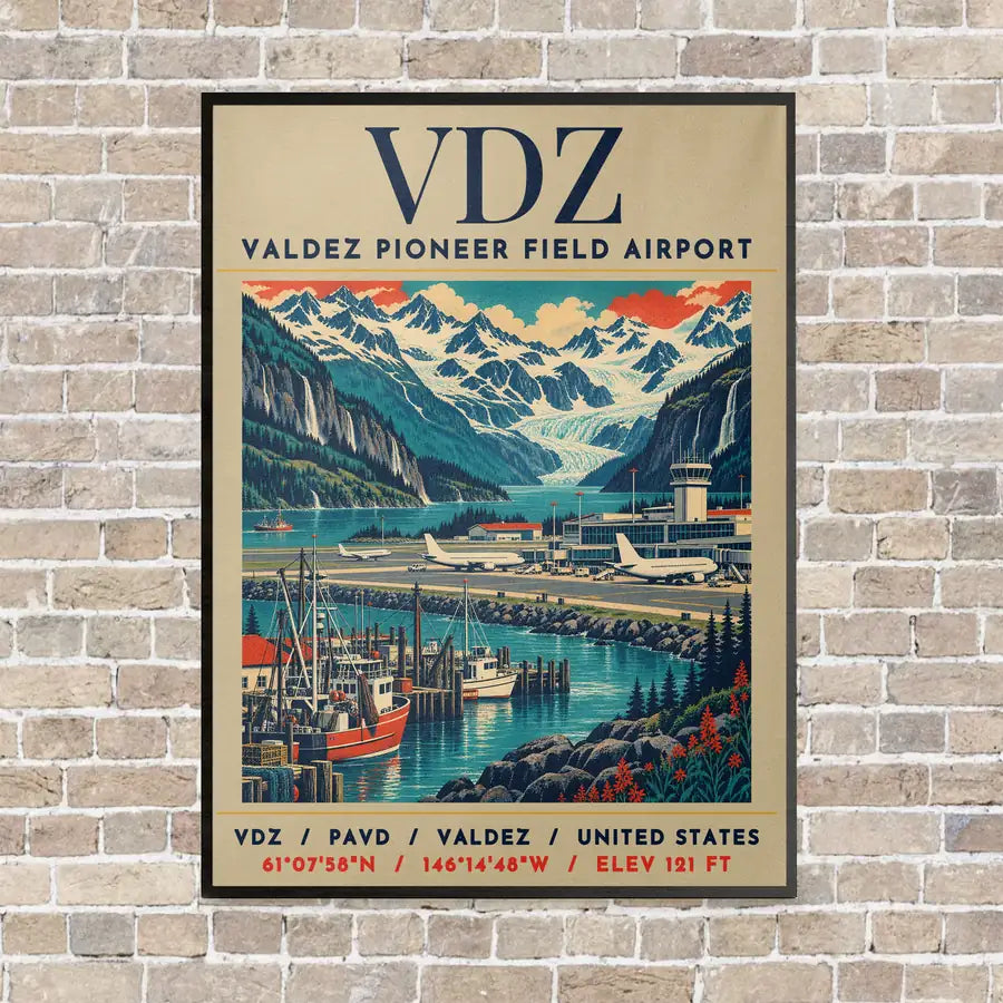 VDZ - Poster - Canvas Framed - Beige