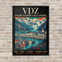 Thumbnail for VDZ - Poster - Canvas Framed - Black