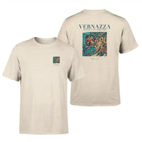 Thumbnail for VERNAZZA - Poster - Double-Side T-Shirt - Beige