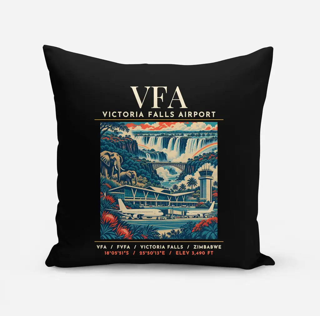 VFA - Poster - Pillow - Black
