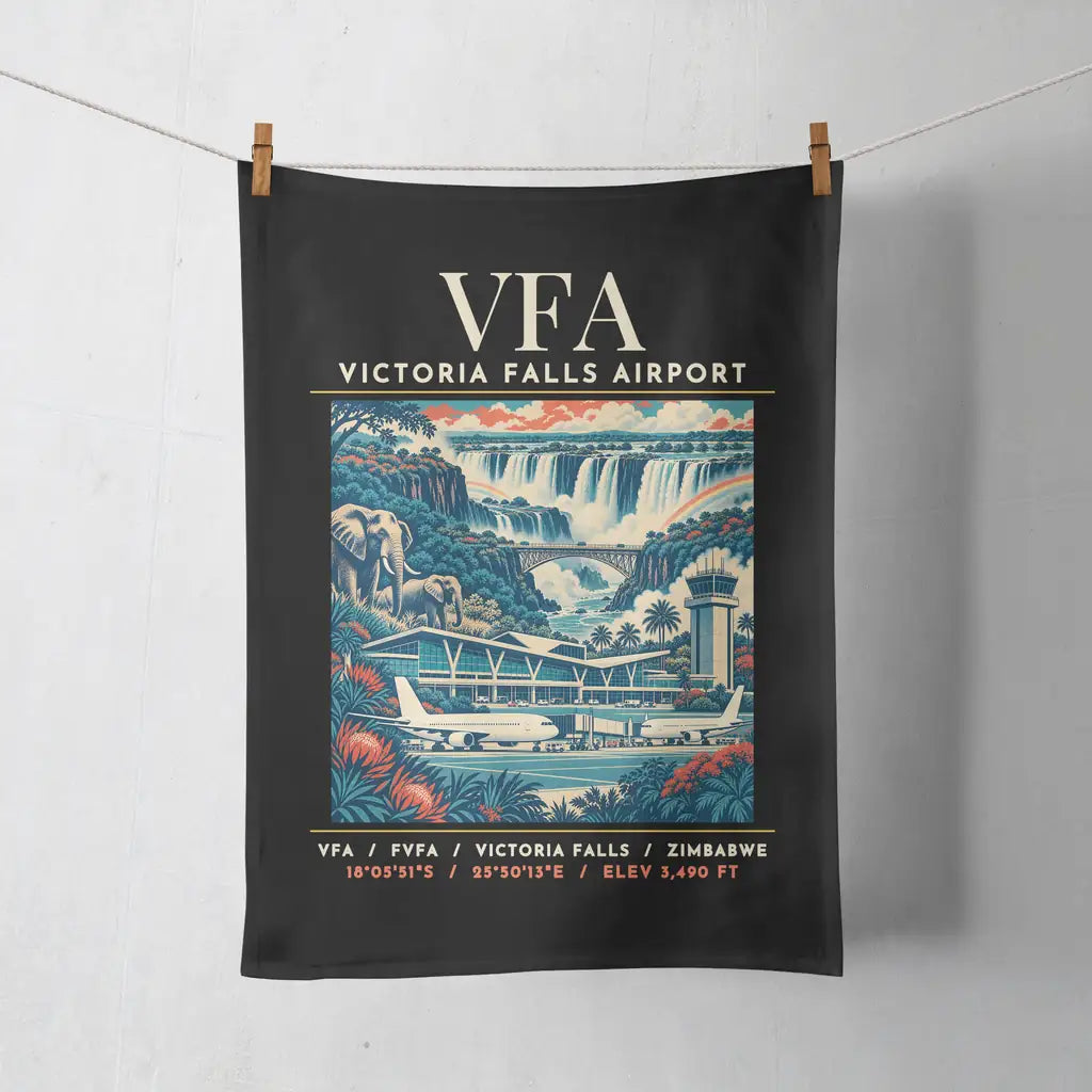 VFA - Poster - Towel - Black