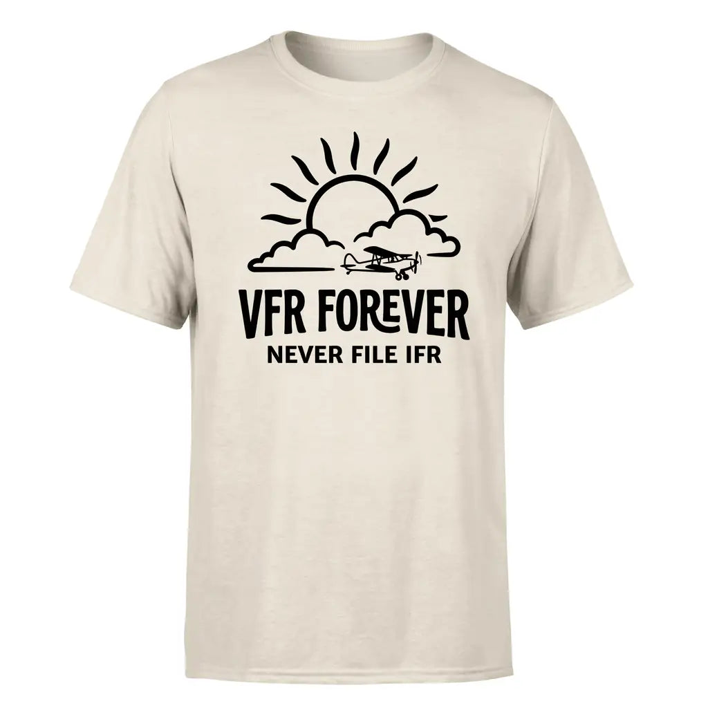 VFR Forever design on beige single side