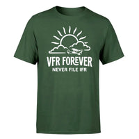 Thumbnail for VFR Forever design on dark green single side