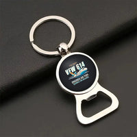Thumbnail for VFW-Fokker 614 - Cartoon - Bottle Opener Key Chain - Black