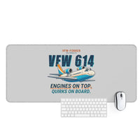 Thumbnail for VFW-Fokker 614 - Cartoon - Desk Mat - Light Gray