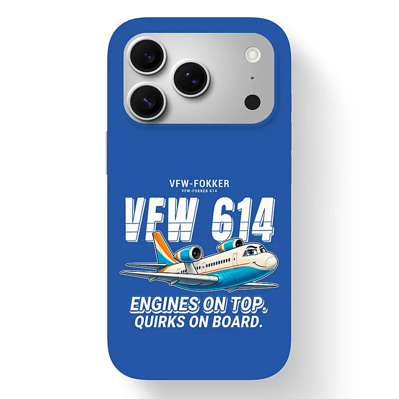 VFW-Fokker 614 - Cartoon - MagSafe iPhone 17 Pro - Blue
