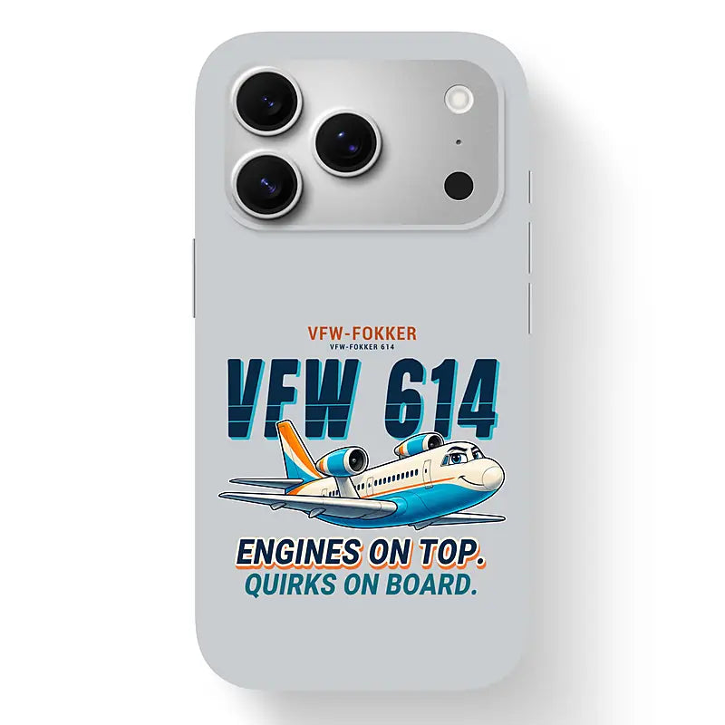 VFW-Fokker 614 - Cartoon - MagSafe iPhone 17 Pro - Light Gray