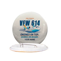 Thumbnail for VFW-Fokker 614 - Cartoon + Name - Pin - Beige