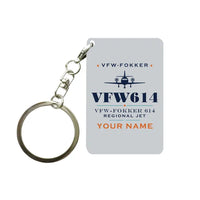 Thumbnail for VFW-Fokker 614 - Heritage + Name - Key Chain - Light Gray
