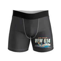 Thumbnail for VFW-Fokker 614 - Men Boxers - Cartoon - Black