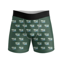 Thumbnail for VFW-Fokker 614 - Men Boxers - Cartoon Pattern - Dark Green