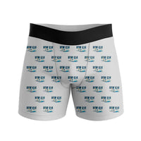 Thumbnail for VFW-Fokker 614 - Men Boxers - Cartoon Pattern - Light Gray