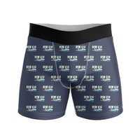 Thumbnail for VFW-Fokker 614 - Men Boxers - Cartoon Pattern - Navy Blue