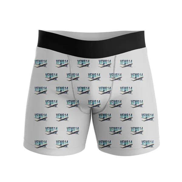 VFW-Fokker 614 - Men Boxers - Original Pattern - Light Gray