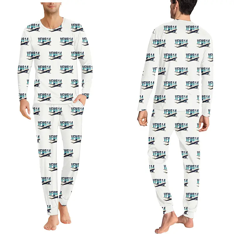 VFW-Fokker 614 - Men Pajamas - Original Pattern - White