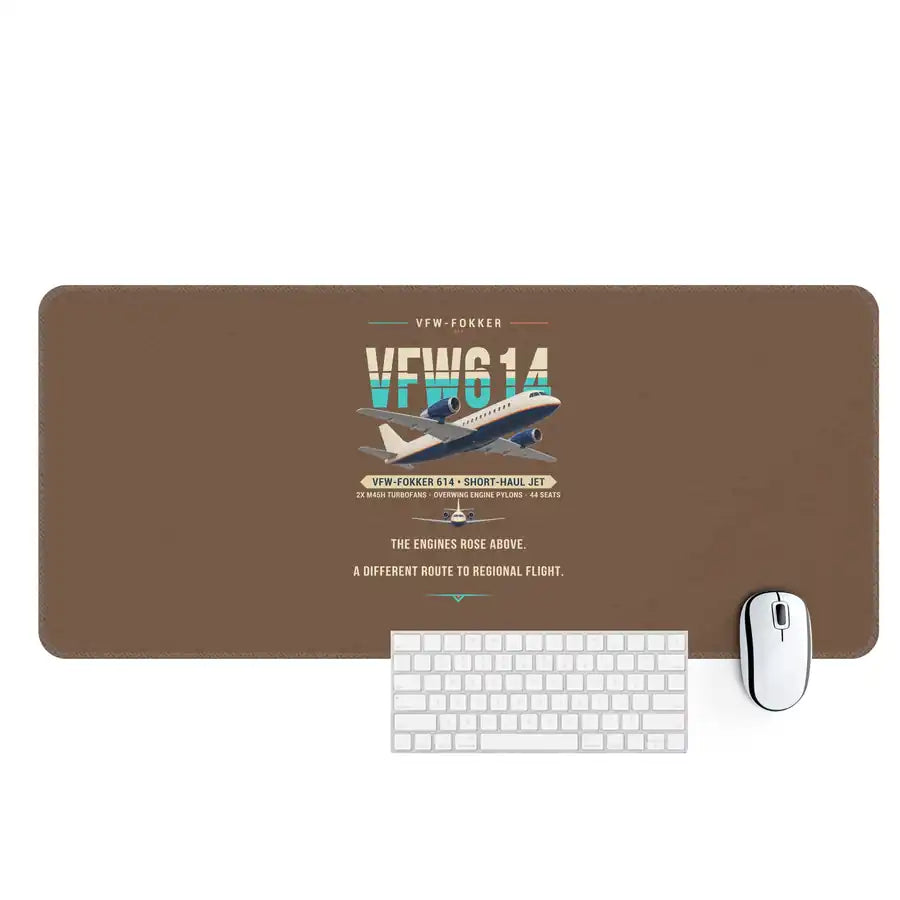 VFW-Fokker 614 - Original - Desk Mat - Brown