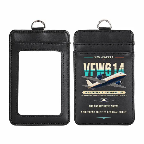 VFW-Fokker 614 - Original - ID Card Holder - Black