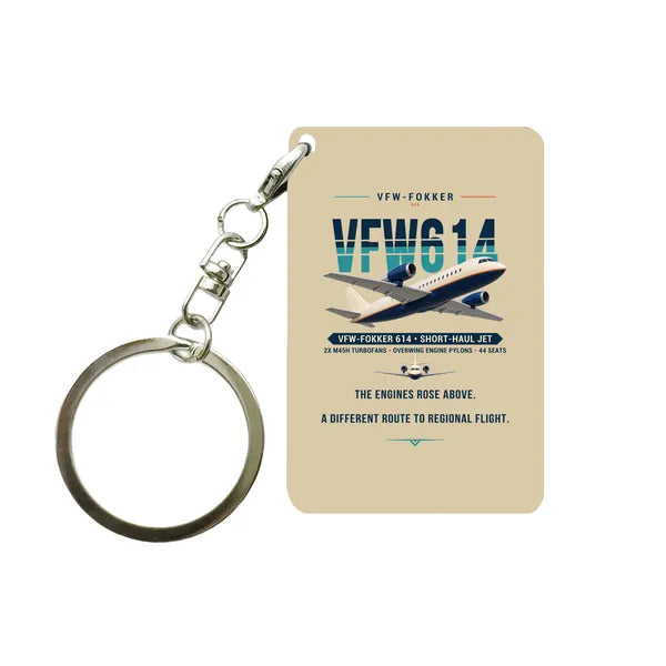 VFW-Fokker 614 - Original - Key Chain - Beige