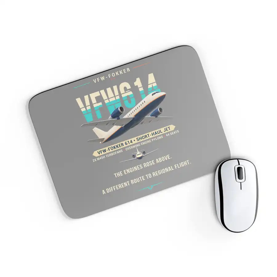 VFW-Fokker 614 - Original - Mouse Pad - Gray