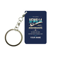 Thumbnail for VFW-Fokker 614 - Original + Name - Key Chain - Navy Blue