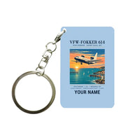 Thumbnail for VFW-Fokker 614 - Poster + Name - Key Chain - Light Blue
