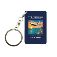 Thumbnail for VFW-Fokker 614 - Poster + Name - Key Chain - Navy Blue