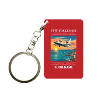 Thumbnail for VFW-Fokker 614 - Poster + Name - Key Chain - Red