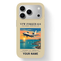 Thumbnail for VFW-Fokker 614 - Poster + Name - MagSafe iPhone 17 Pro - Beige