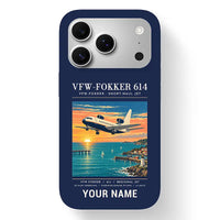 Thumbnail for VFW-Fokker 614 - Poster + Name - MagSafe iPhone 17 Pro - Navy Blue